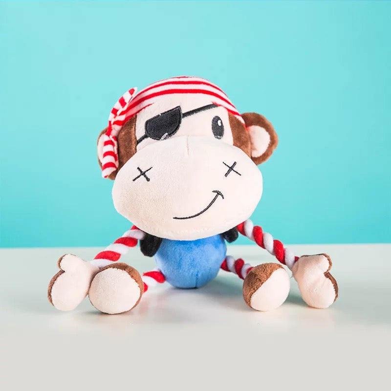 Rope Toy - Pirate Monkey