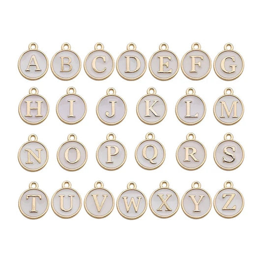 Charms: White Letters