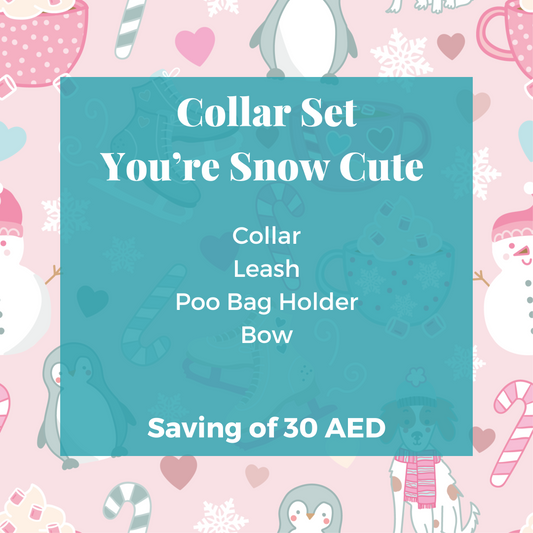 You're Snow Cute: Collar Set