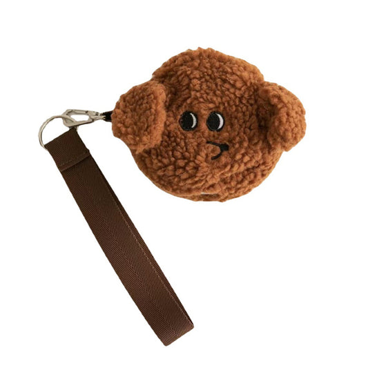 Poo Bag Holder - Brown Doggy